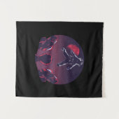 Alien des Astronauten Wandteppich (Vorderseite (Horizontal))