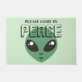 Alien des Friedens Fußmatte (Vorderseite)