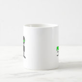 Alien des Friedens Kaffeetasse (Mittel)