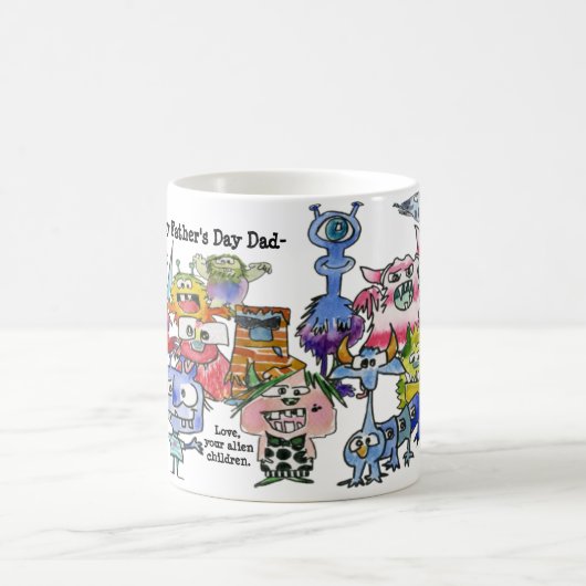 Alien des Vaters Tasse der Kinder (Mittel)