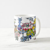 Alien des Vaters Tasse der Kinder (VorderseiteRechts)