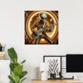 Alien des Weltraums, Gitarre der Männer, Sharp Dre Poster (Heimbüro)