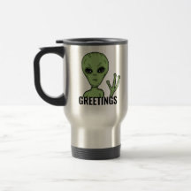 Alien Digital Art Greetings 