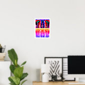 Alien Dimensionen dekorative Kunst Poster (Heimbüro)