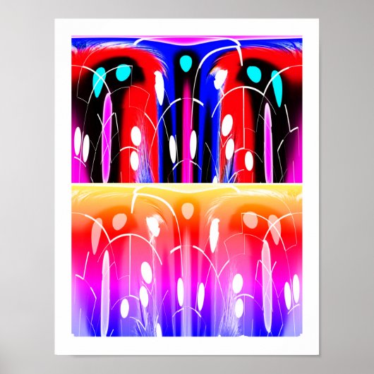 Alien Dimensionen dekorative Kunst Poster (Vorne)
