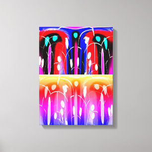 Alien-Dimensionen-Kunst Leinwanddruck