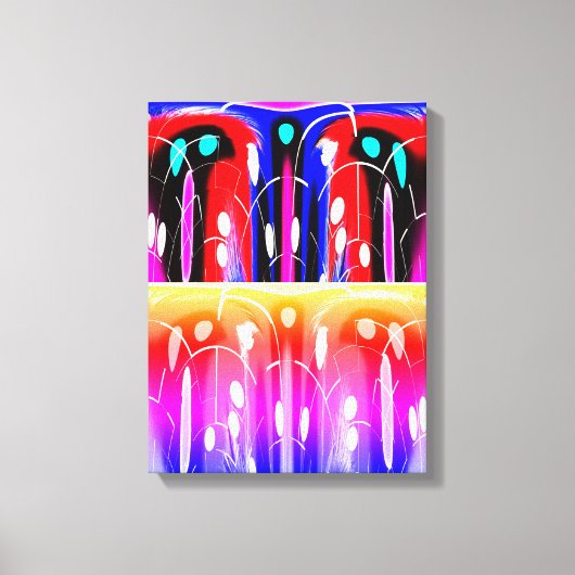 Alien-Dimensionen-Kunst Leinwanddruck (Vorderseite)