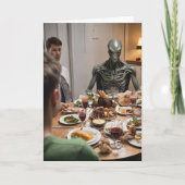 Alien Dinner Einladung CUSTOMIZE (Vorderseite)