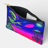 Alien Disc Golf Zippered Bag Zubehörtasche (Offen)
