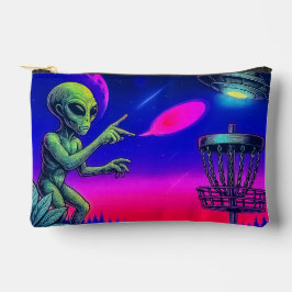 Alien Disc Golf Zippered Bag Zubehörtasche
