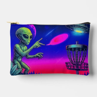 Alien Disc Golf Zippered Bag Zubehörtasche
