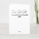 Alien Disk Golfing Happy Birthday Karte (Rückseite)