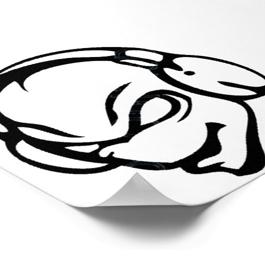 Alien dj poster (Ecke)