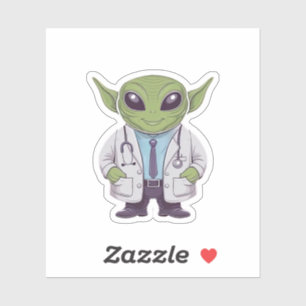 Alien Doctor Aufkleber
