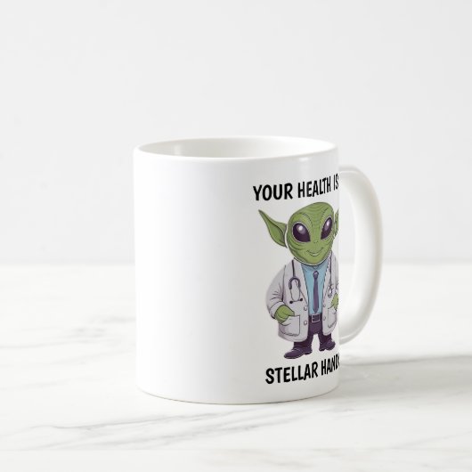 Alien Doctor Kaffeetasse (VorderseiteRechts)