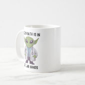 Alien Doctor Kaffeetasse (Vorderseite Links)
