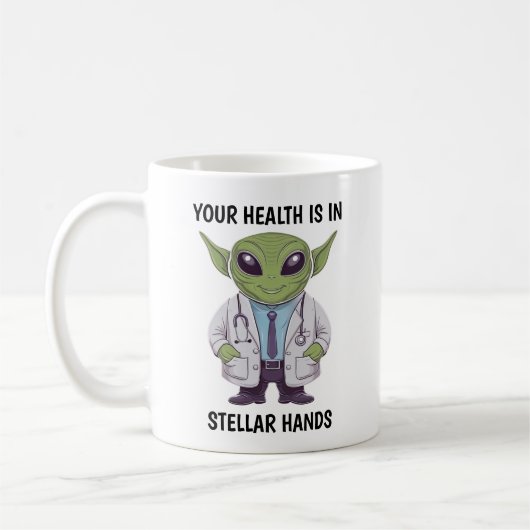 Alien Doctor Kaffeetasse (Links)
