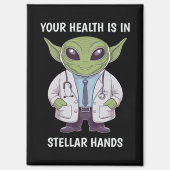 Alien Doctor Magnet (Vorderseite)