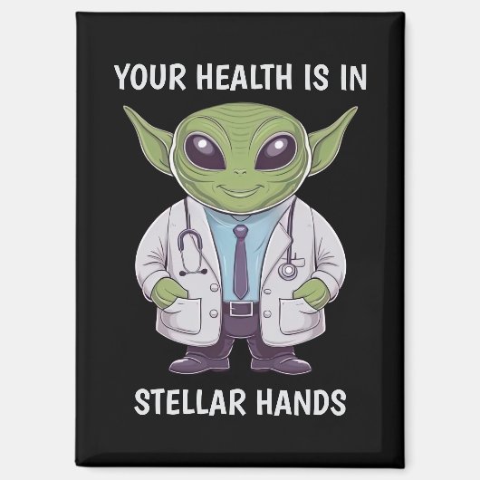 Alien Doctor Magnet (Vorderseite)