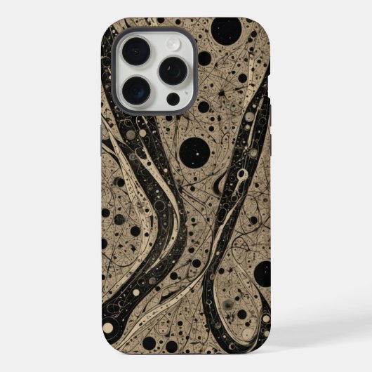 Alien Doodle iPhone Hülle (Rückseite)