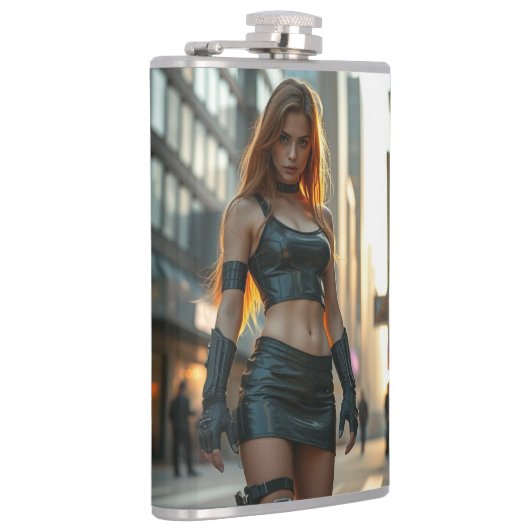 Alien Dream Girls Flachmann (Rechts)