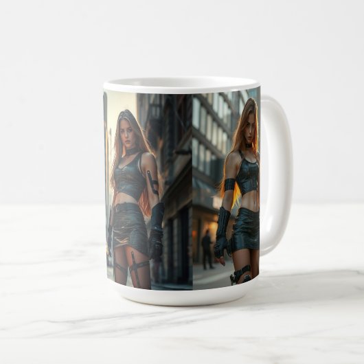 Alien Dream Girls Kaffeetasse (VorderseiteRechts)