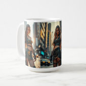 Alien Dream Girls Kaffeetasse (Vorderseite Links)