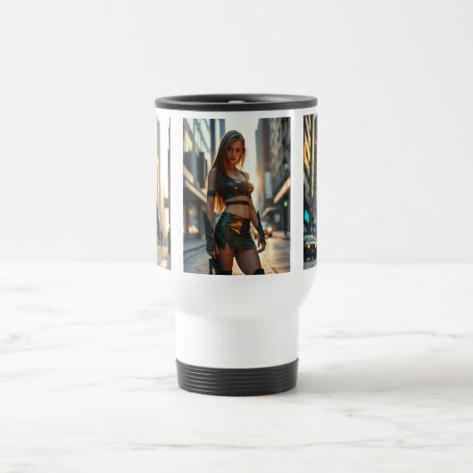 Alien Dream Girls Reisebecher (Mittel)