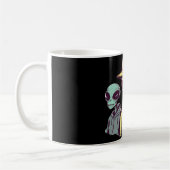 Alien Duo Coffee Mug – Retro Sci-Fi Kaffeetasse (Links)