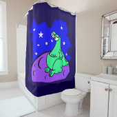 Alien Duschvorhang (Beispiel)