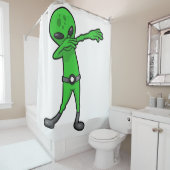 Alien Duschvorhang (Beispiel)