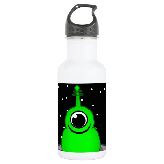 Alien Edelstahlflasche (Vorderseite)