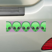 Alien Eemoji Autoaufkleber (Auf Auto)