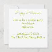 Alien Einladung (Rückseite)