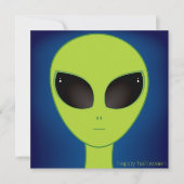 Alien Einladung (Vorderseite)