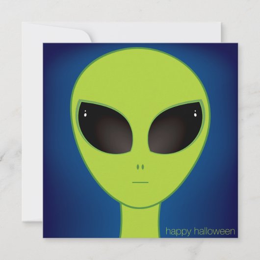 Alien Einladung (Vorderseite)