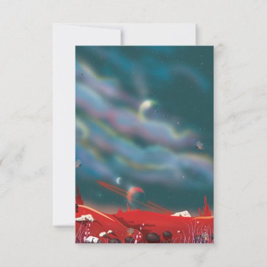 Alien Einladung (Vorderseite)