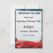 Alien Einladung (Rückseite)