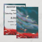 Alien Einladung (Vorne/Hinten)