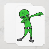 Alien Einladung (Vorne/Hinten)