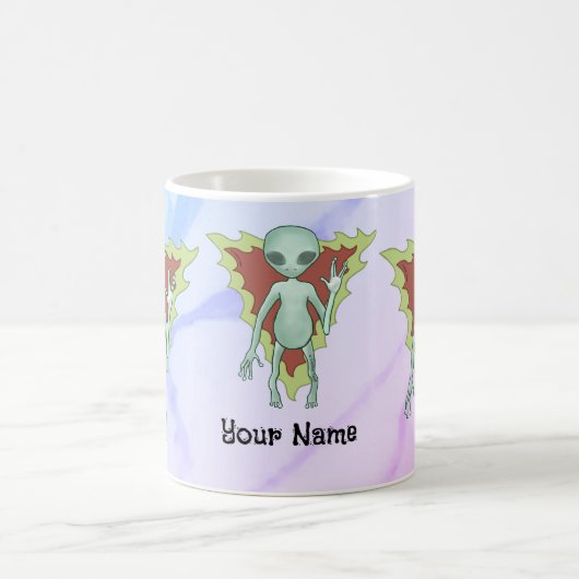 Alien Eins Kaffeetasse (Mittel)