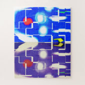 Alien-Eisschutzhüttenkunst Puzzle (Vertikal)