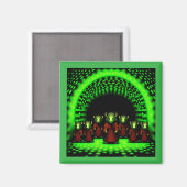Alien Emisary kommt durch das Portal Magnet (Vorderseite/Rückseite)