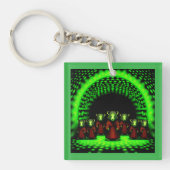 Alien Emisary kommt durch das Portal Schlüsselanhänger (Vorderseite)