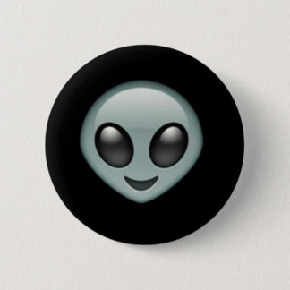 Alien Emoji Knopf Button