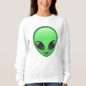 Alien Emoji women Sweatshirt (Vorderseite)