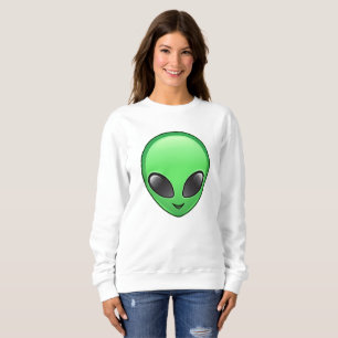 Alien Emoji women Sweatshirt