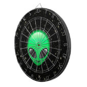 Alien Emojis Dartscheibe (Vorderseite rechts)