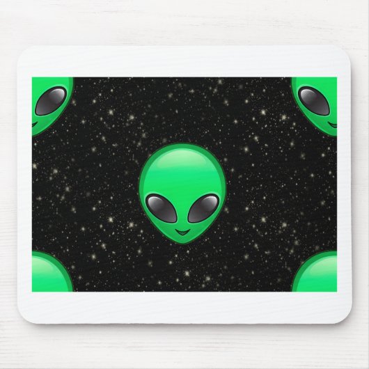 Alien Emojis Mousepad (Vorne)