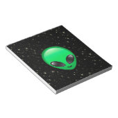 Alien Emojis Notizblock (angewinkelt)